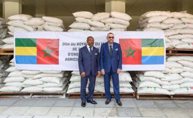 The act of solidarity is part of Morocco's concern for Gabonese farmers