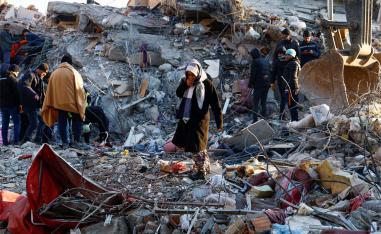 The aftermath of the earthquake in Turkey