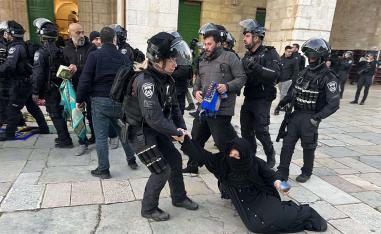 The scene of festive holiday-makers picnicking and praying at the holy site transformed into one of violence