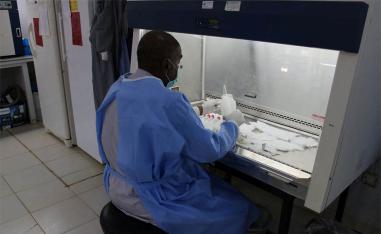 A picture o the National Public Health Laboratory taken December 31, 2020 