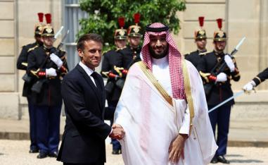 ملفا لبنان وحرب أوكرانيا يهيمنان على محادثات ماكرون والأمير محمد 
