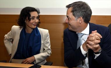 Lahbib (L) especially is under scrutiny for having approved visas requests for citizens from Iran and Russia under international sanctions