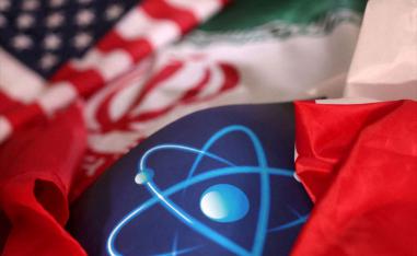 US and Iranian flags