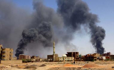 Aerial bombardments resumed