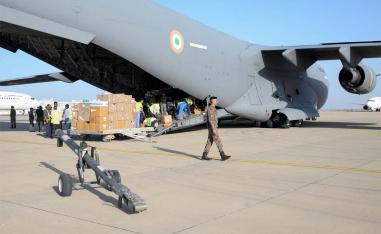 Humanitarian aid flights only