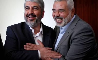 زعيما حماس خالد مشعل وإسماعيل هنية
