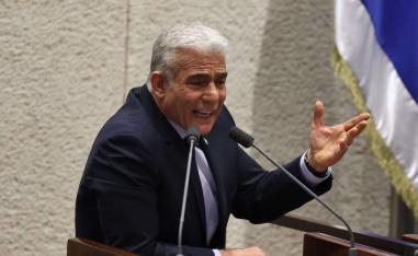 لابيد يخشى على أمن اسرائيل المستقبلي