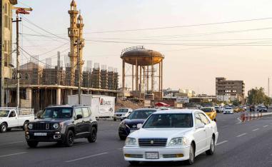 مرور للسيارات وسط كركوك