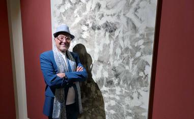 Jean Boghossian embraces the fire dance until he achieves the desired balance
