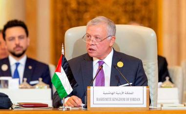 العاهل الأردني يخشى تمدد تداعيات حرب غزة إلى بلاده