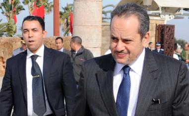 Yassine Mansouri (R), Head of the DGED
