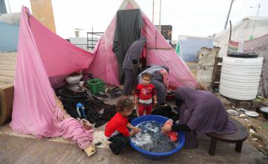 Displaced Gazans