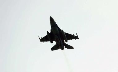 A Turkish fighter jet