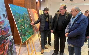 لوحات تشكيلية لفنانين من غزة