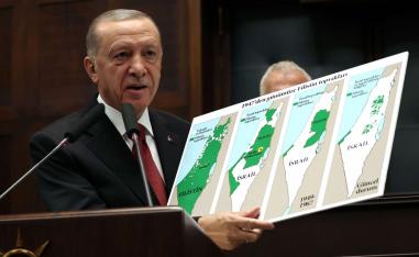أردوغان اتهم من قبل معارضيه بالمتاجرة بالقضية الفلسطينية