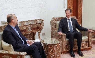 الرئيس السوري بشار الأسد يستقبل وزير الخارجية الإيراني حسين أمير عبداللهيان