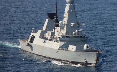 HMS Diamond in the Red Sea 