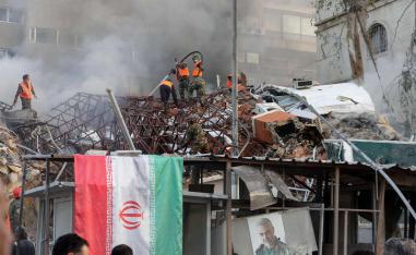 Syrian state media said at least six people were killed in Israeli airstrikes