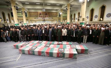 The funeral coincided with the annual Quds (Jerusalem) Day