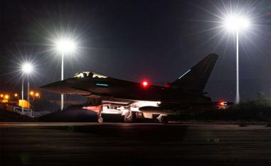 The strikes were conducted in the hours of darkness 