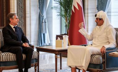 أمير قطر يجدد التزام بلاده بالعمل على كسر الهوة بين حماس وإسرائيل 