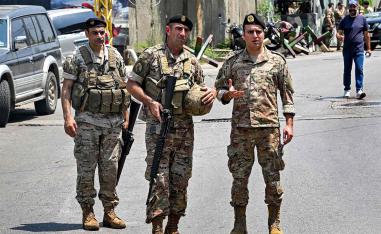The fall of the value of the Lebanese pound drove down most soldiers' wages to less than $100 per month