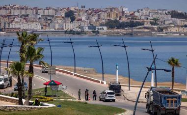 Morocco's Fnideq border crossing with the Spanish enclave of Ceuta