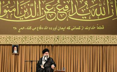 المرشد الأعلى علي خامنئي يتحدث لقادة الحرس الثوري