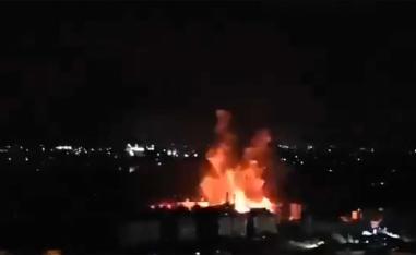 Explosion in Tehran following Israeli airstrikes