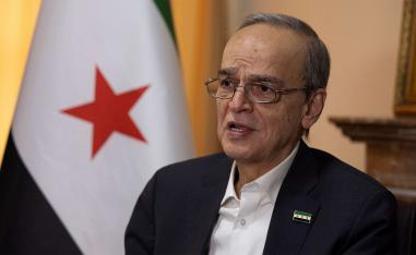 Hadi Al Bahra, president of the National Coalition of Syrian Revolution and Opposition Forces