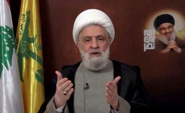 نعيم قاسم  يهدد بأنه قد لا يقف مكتوف اليدين 