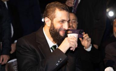 رئيس الإدارة السورية الجديدة أحمد الشرع