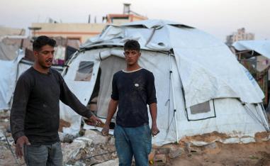 They came back to find their houses in ruins