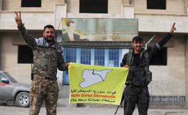 The US considers the Kurdish-led forces key allies against Islamic State 