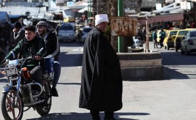 The packages included basic goods like oil, flour, salt and sugar, and were mostly delivered to the southern province of Suwayda