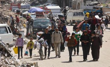 Fleeing another Israeli assault