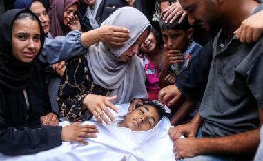 At least 67 Palestinians were killed by Israeli fire as they waited for UN aid trucks in northern Gaza on Sunday