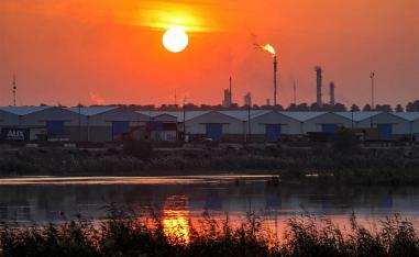 The Dora Oil Refinery Complex in Baghdad 