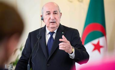 Algerian President Abdelmadjid Tebboune