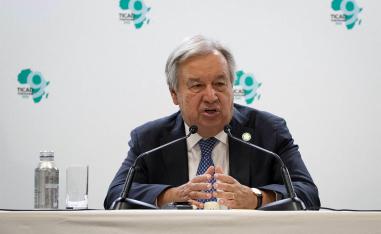 Guterres urged Israel to reverse a decision to expand "illegal" settlement construction in the West Bank
