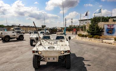 UNIFIL patrols Lebanon's southern border with Israel