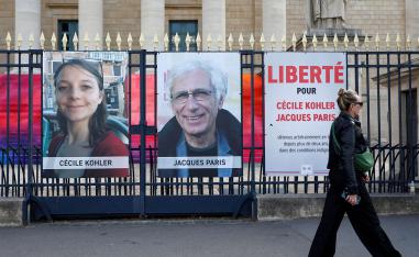 Cecile Kohler and her partner Jacques Paris have been held in Iran since 2022 