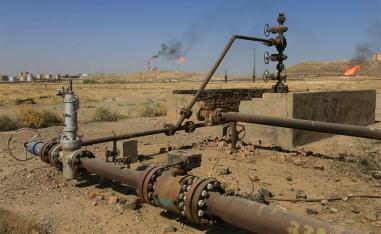 An oil field in Kirkuk