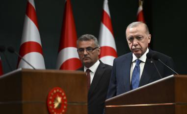 أردوغان يقرع مسمارا جديدا في نعش توحيد قبرص