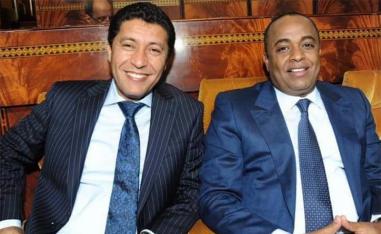 Bioui (L) and Naciri are on trial for alleged involvement in a major international drug trafficking scandal