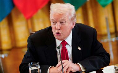 US President Donald Trump 