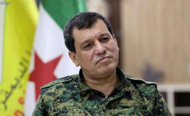 SDF commander Mazloum Abdi attends an interview in al-Shadadi, Syria June 13, 2025.