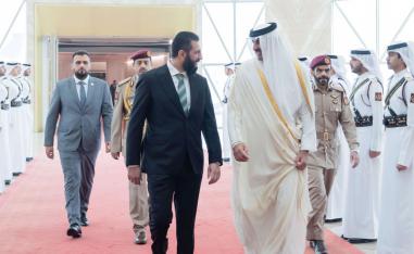 قطر كانت من أوائل الدول العربية التي دعمت سلطة الشرع