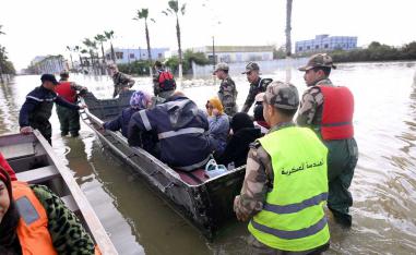 Ceaseless efforts to evacuate people from flooded areas