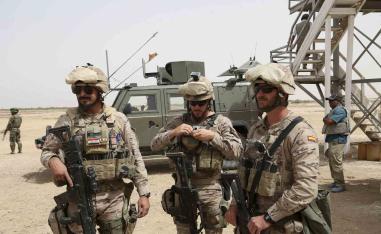 Around 300 Spanish troops are deployed in Iraq